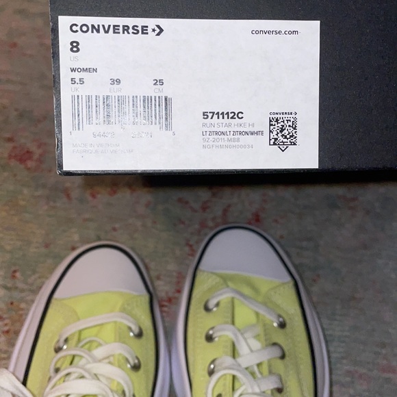 NWB Women’s Converse Run Star Hike - 8 - Picture 4 of 5